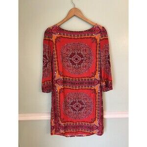 Laundry By Shelli Segal Dress Women's Size 6 Orange Pink Red